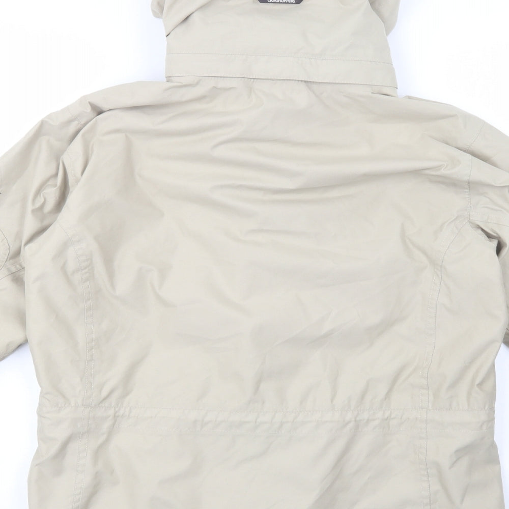 Craghoppers Womens Beige   Windbreaker Jacket Size 10  Zip
