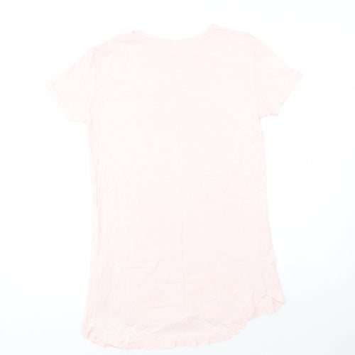 Primark Womens Pink  Cotton Chemise Dress Size M   - Alice In Wonderland
