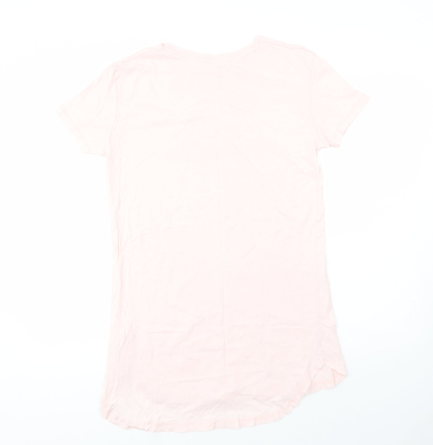 Primark Womens Pink  Cotton Chemise Dress Size M   - Alice In Wonderland