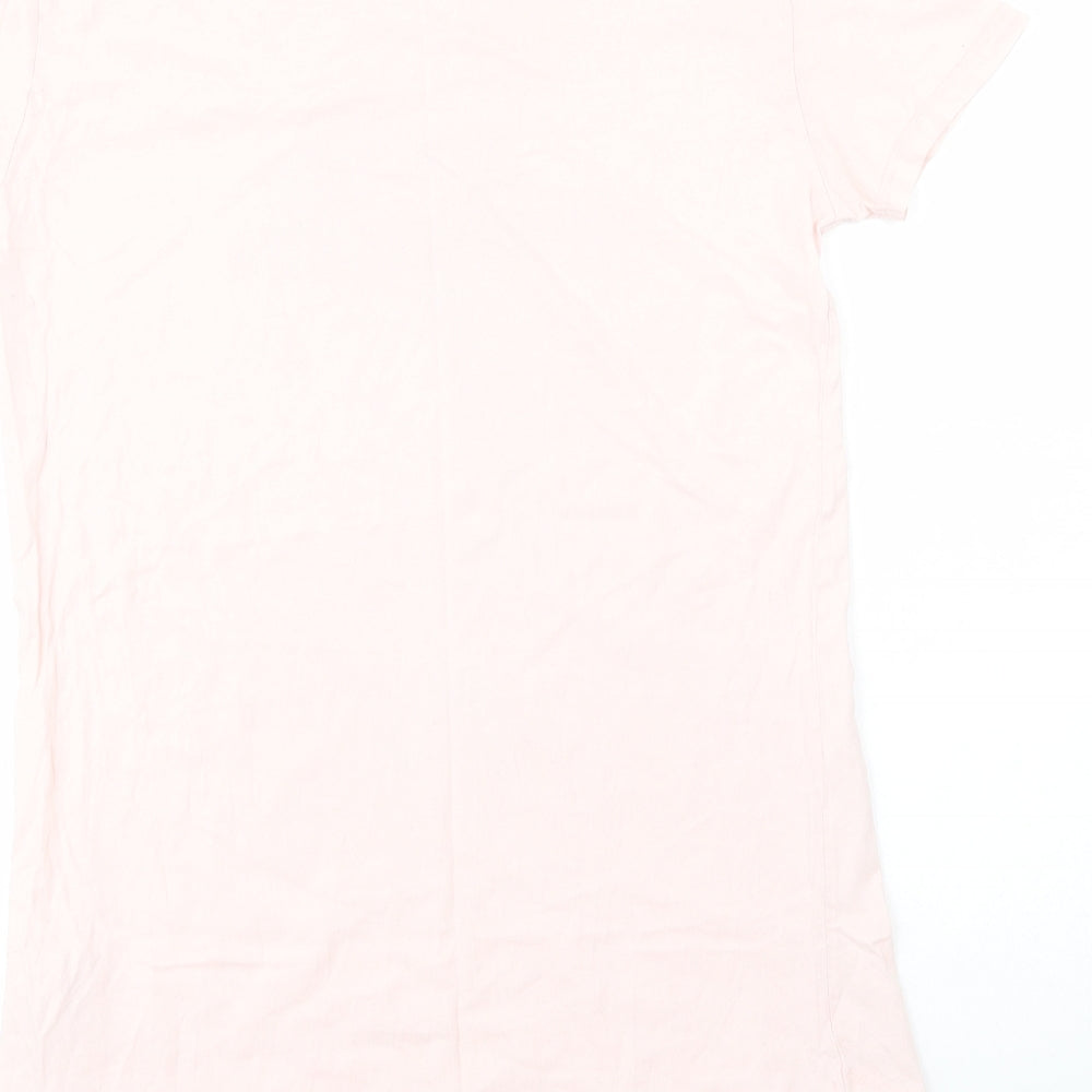 Primark Womens Pink  Cotton Chemise Dress Size M   - Alice In Wonderland
