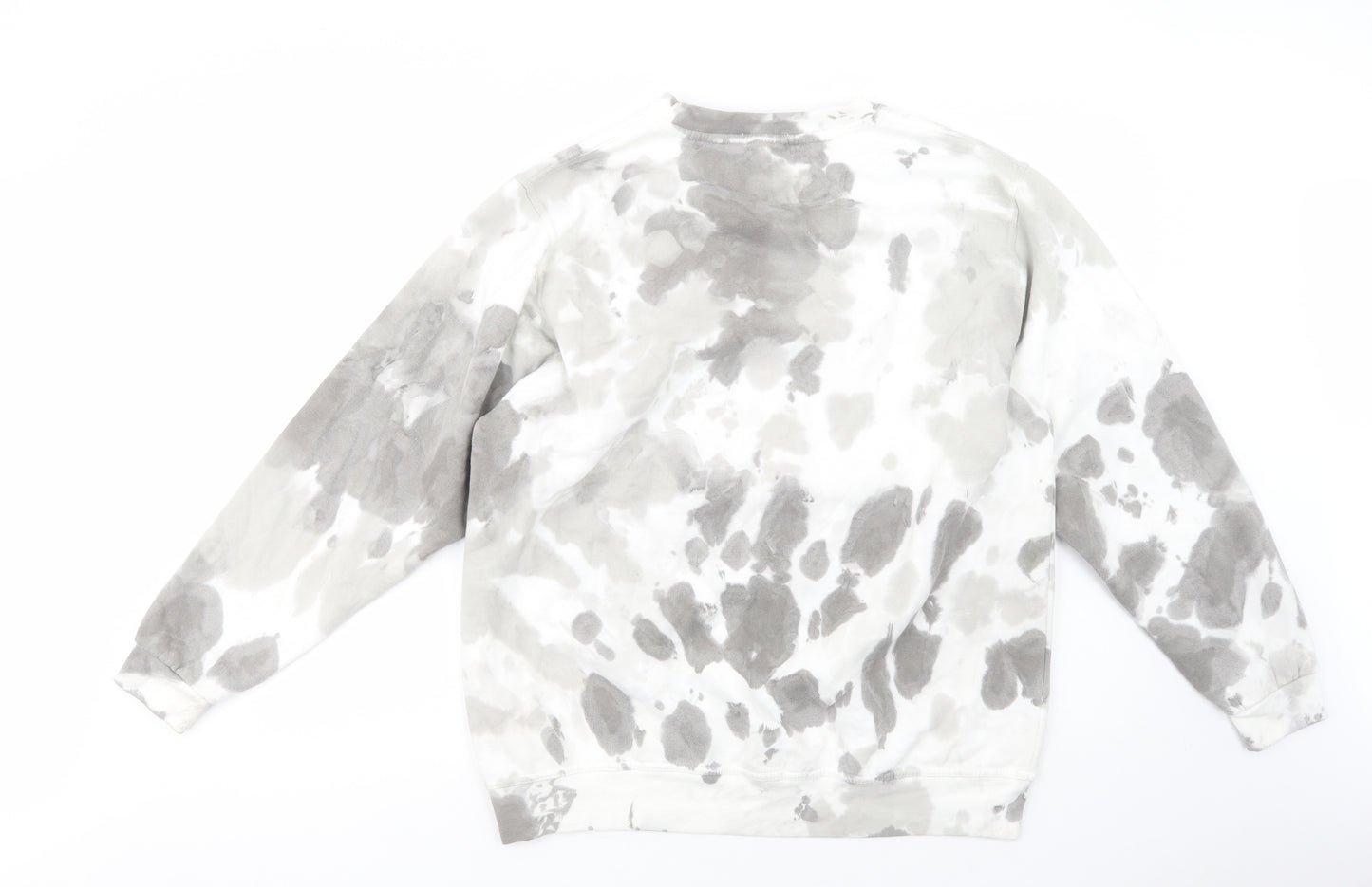 In the Style Womens Grey Batik Cotton Pullover Sweatshirt Size L  Pullover