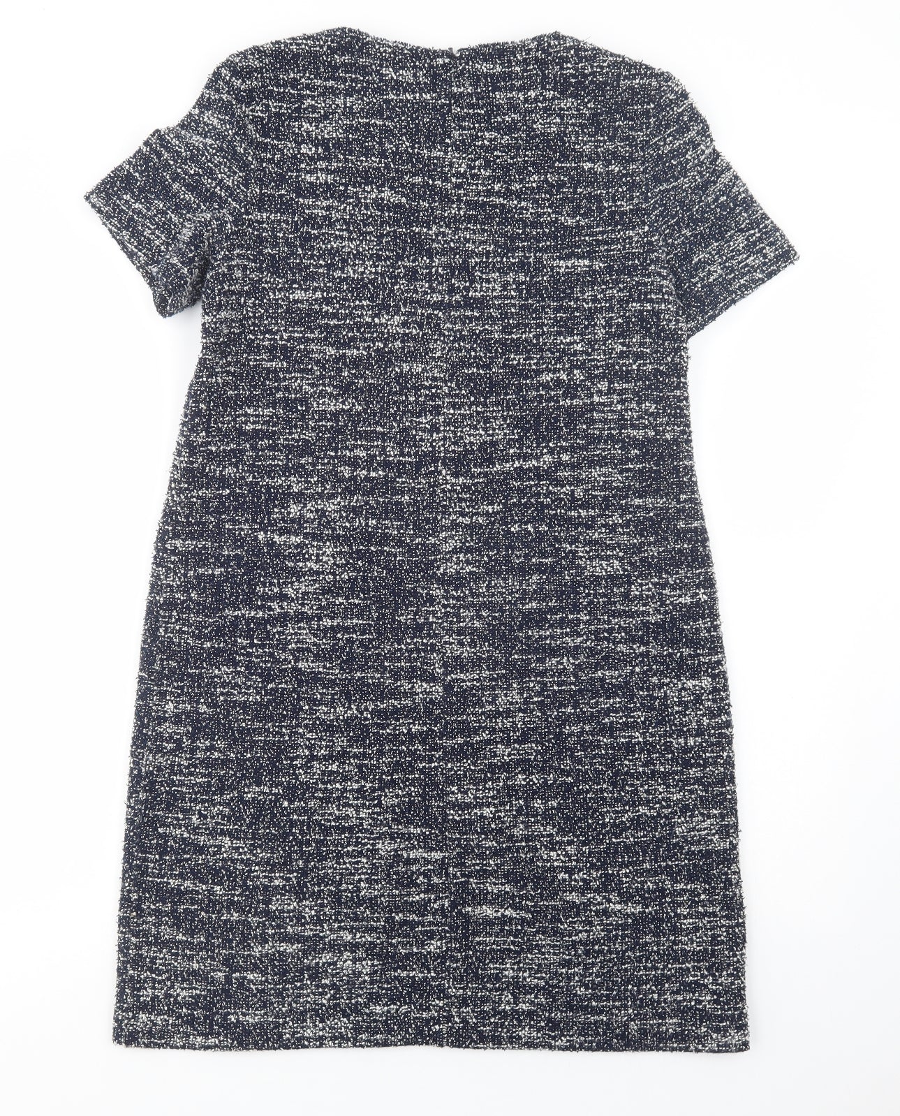 Roman Womens Blue  Cotton Shift  Size 10  Crew Neck Pullover