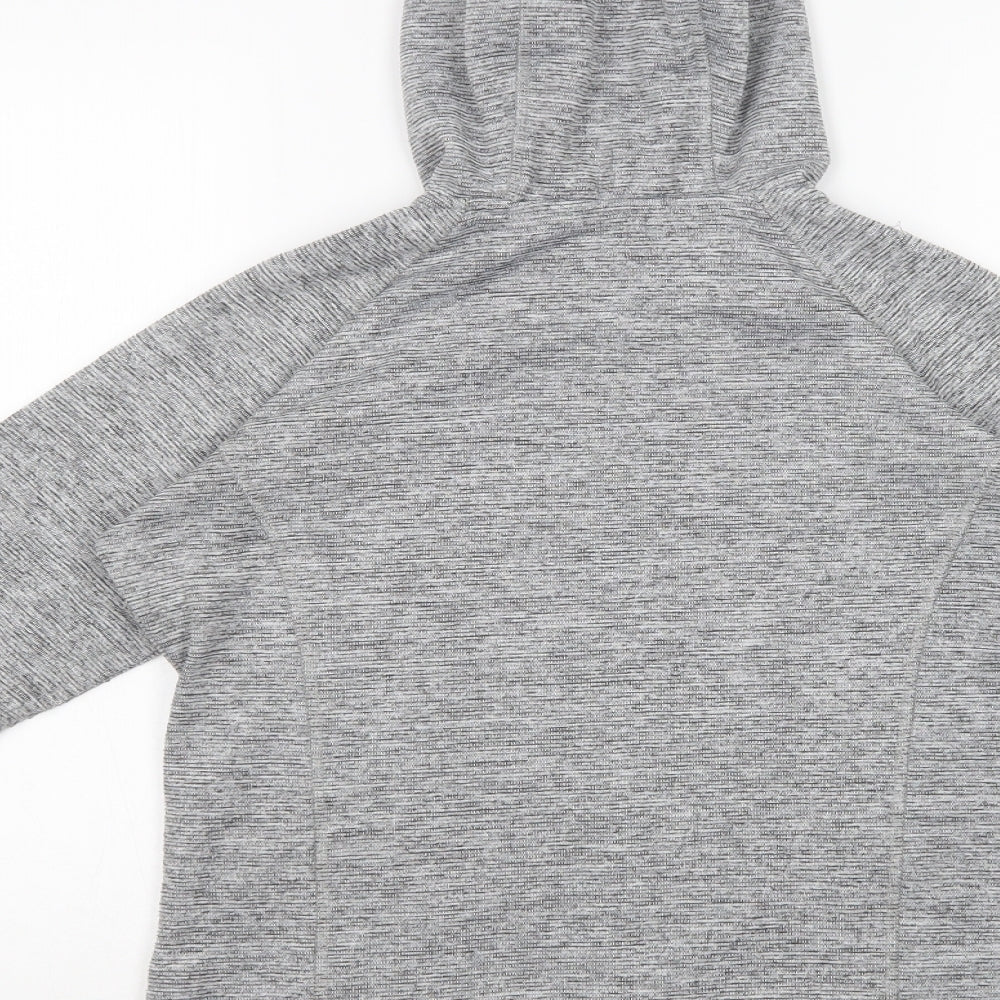 F&F Womens Grey  Polyester Full Zip Hoodie Size S  Zip