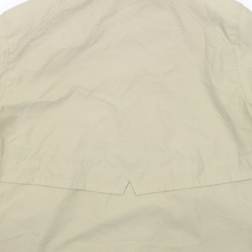 Marks and Spencer Womens Beige   Parka Jacket Size 12  Button