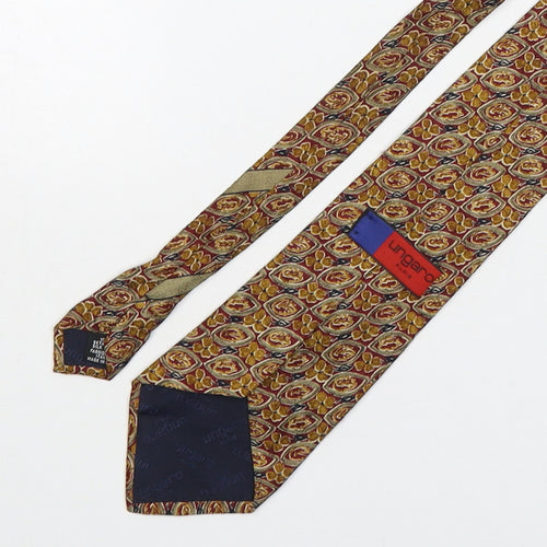 Ungaro Mens Multicoloured Floral Silk Pointed Tie One Size