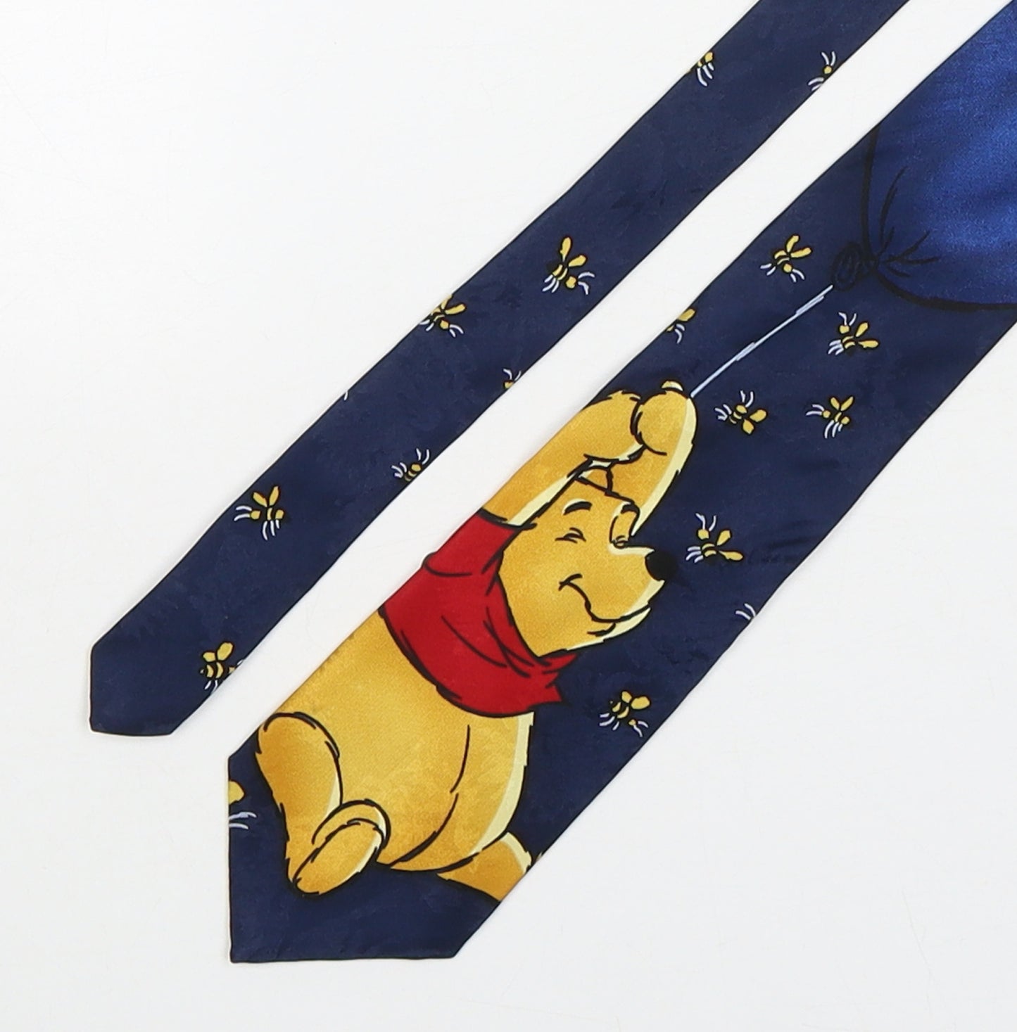 Tie Rack Mens Multicoloured Geometric Silk Pointed Tie One Size - Winnie the Pooh