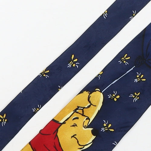 Tie Rack Mens Multicoloured Geometric Silk Pointed Tie One Size - Winnie the Pooh
