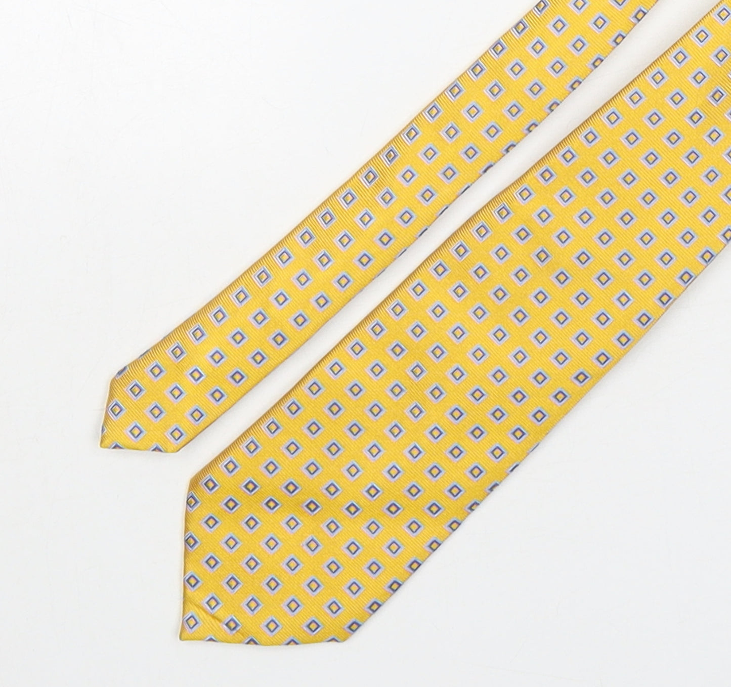 Joseph Taylor Mens Multicoloured Geometric Silk Pointed Tie One Size