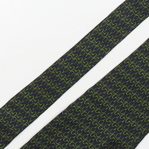 Jonelle  Mens Multicoloured Geometric Silk Pointed Tie One Size