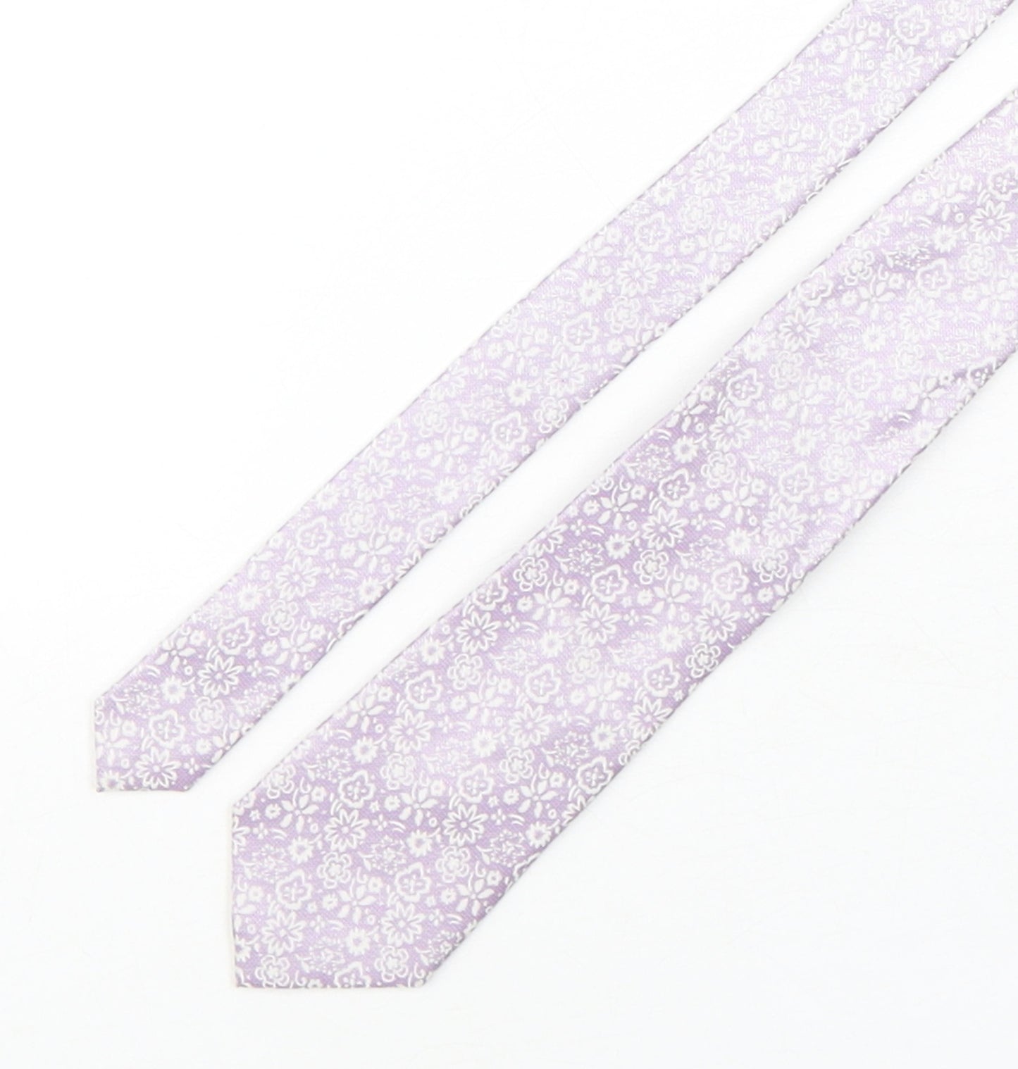 Greenwoods Mens Multicoloured Floral Silk Pointed Tie One Size