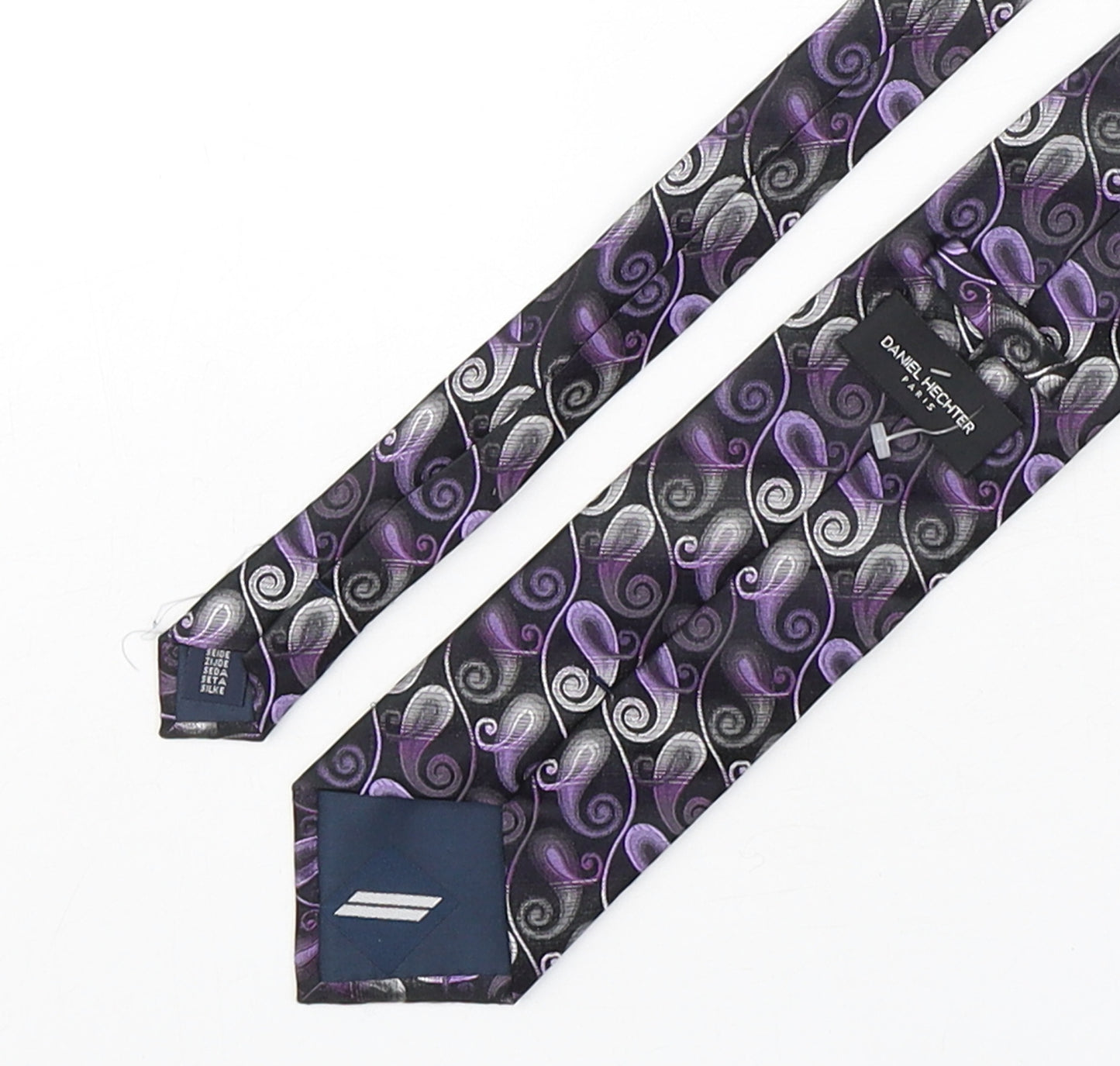 Daniel Hechter Mens Multicoloured Paisley Silk Pointed Tie One Size