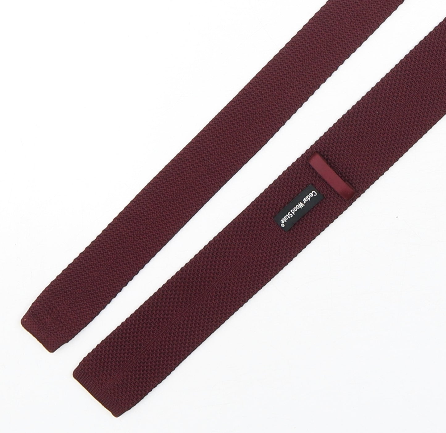 Cedar Wood State Mens Purple  Polyester Pointed Tie One Size