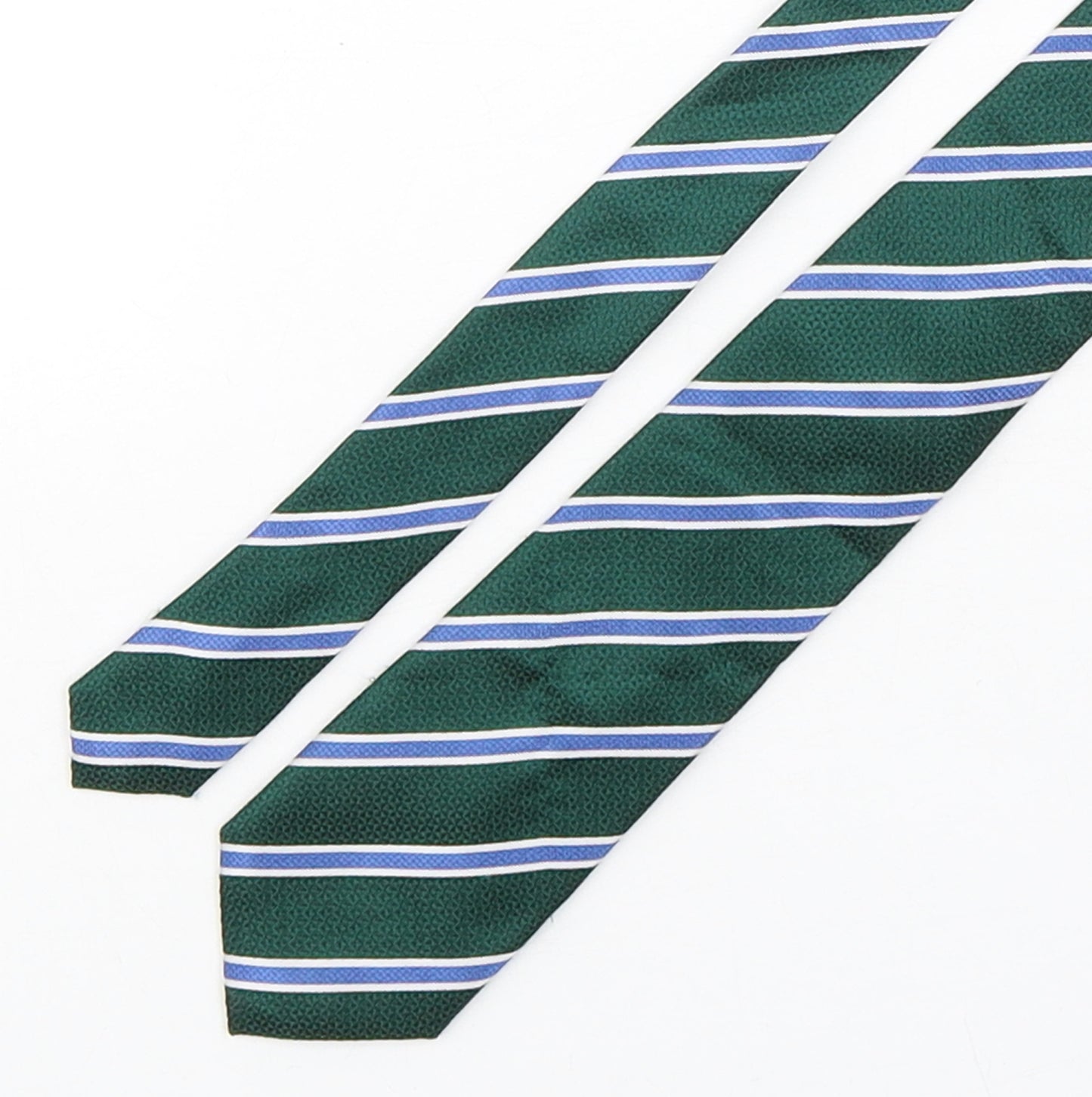 Charles Tyrwhitt Mens Multicoloured Striped Silk Pointed Tie One Size