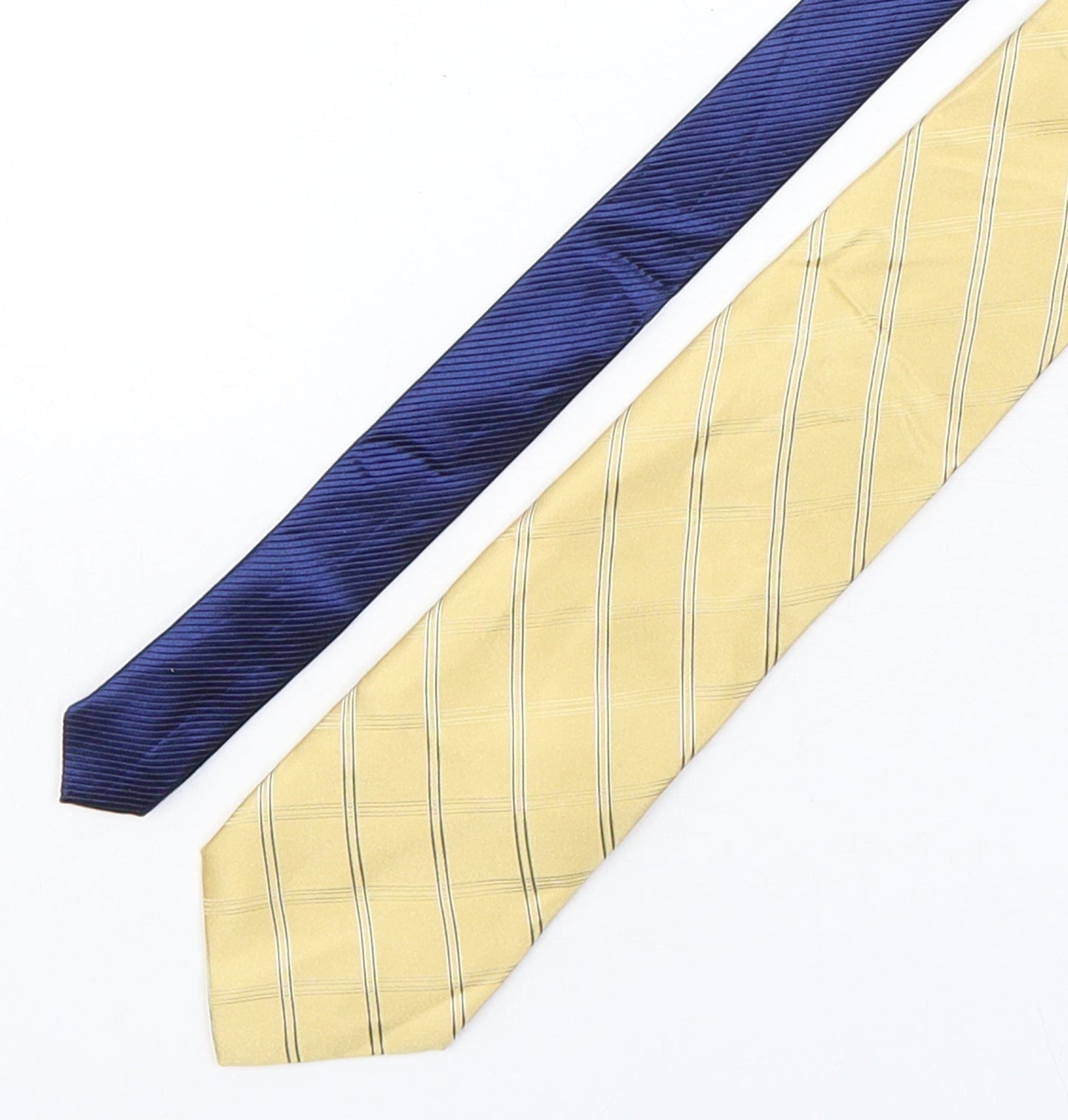 Tommy Hilfiger Mens Multicoloured Plaids & Checks Silk Pointed Tie One Size