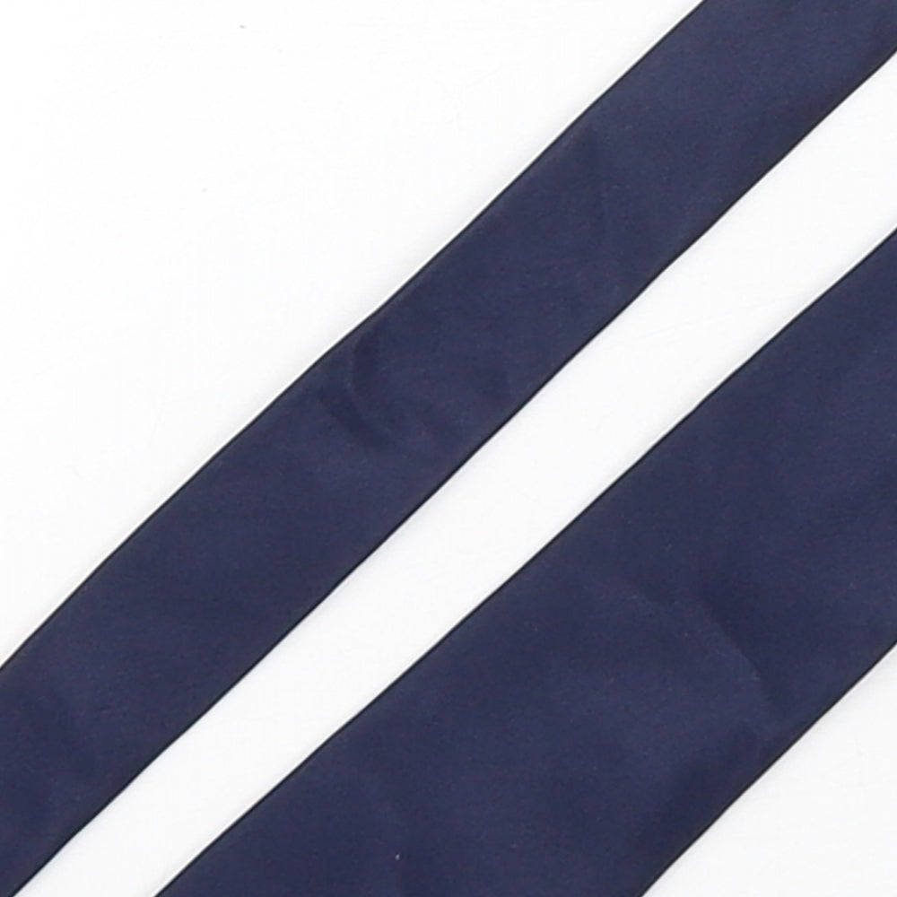 Reiss Mens Blue  Silk Pointed Tie One Size