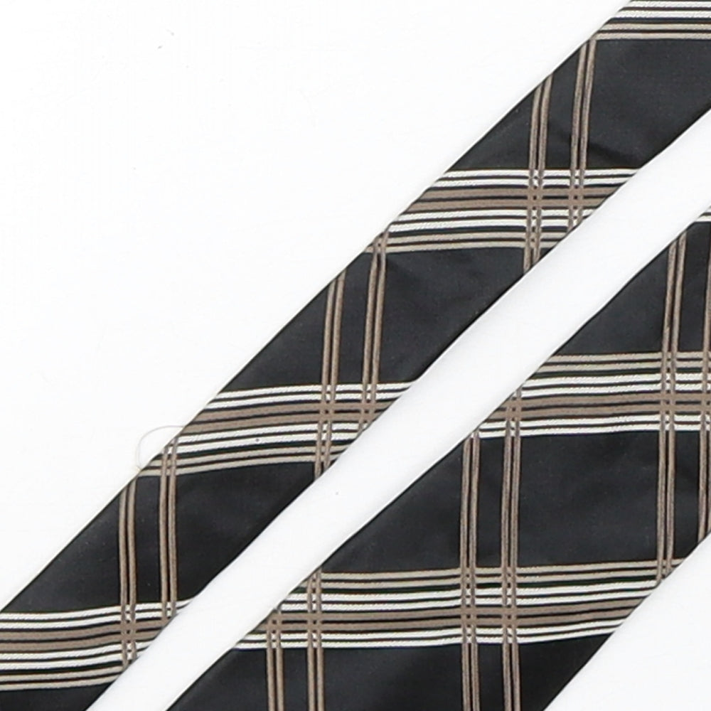 Jeff Banks  Mens Multicoloured Striped Silk Pointed Tie One Size