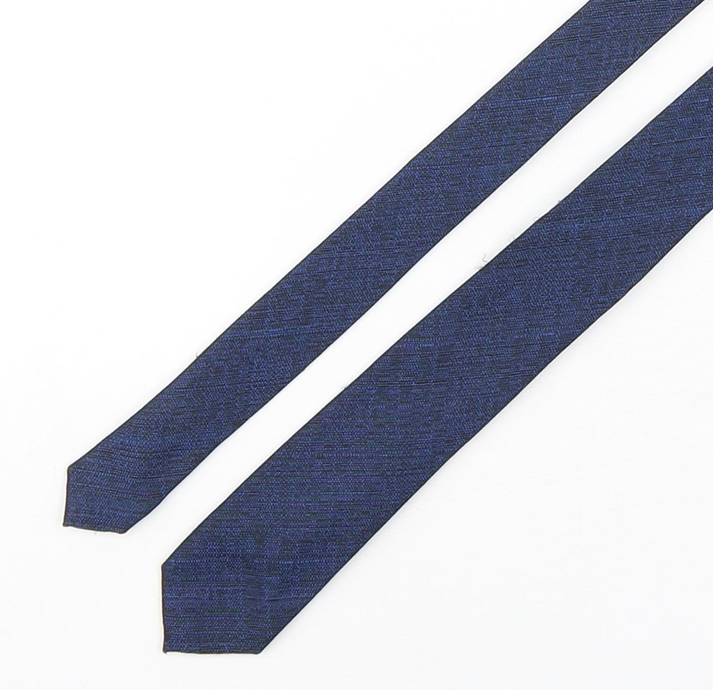 OneSix5ive Mens Blue  Microfibre Pointed Tie One Size