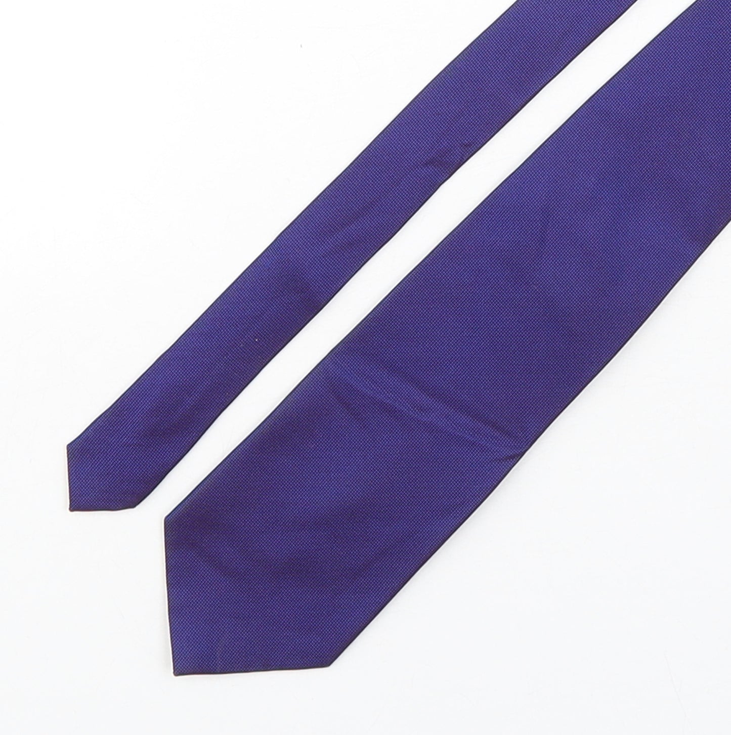 NEXT Mens Purple  Silk Pointed Tie One Size