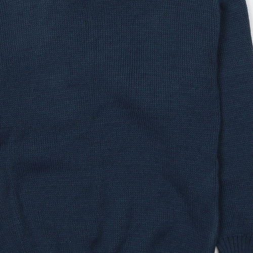 Carabou Boys Beige Round Neck  Acrylic Pullover Jumper Size 11-12 Years  Pullover - Christmas Jumper Polar bear