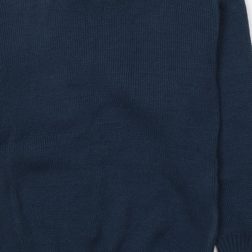 Carabou Boys Beige Round Neck  Acrylic Pullover Jumper Size 11-12 Years  Pullover - Christmas Jumper Polar bear