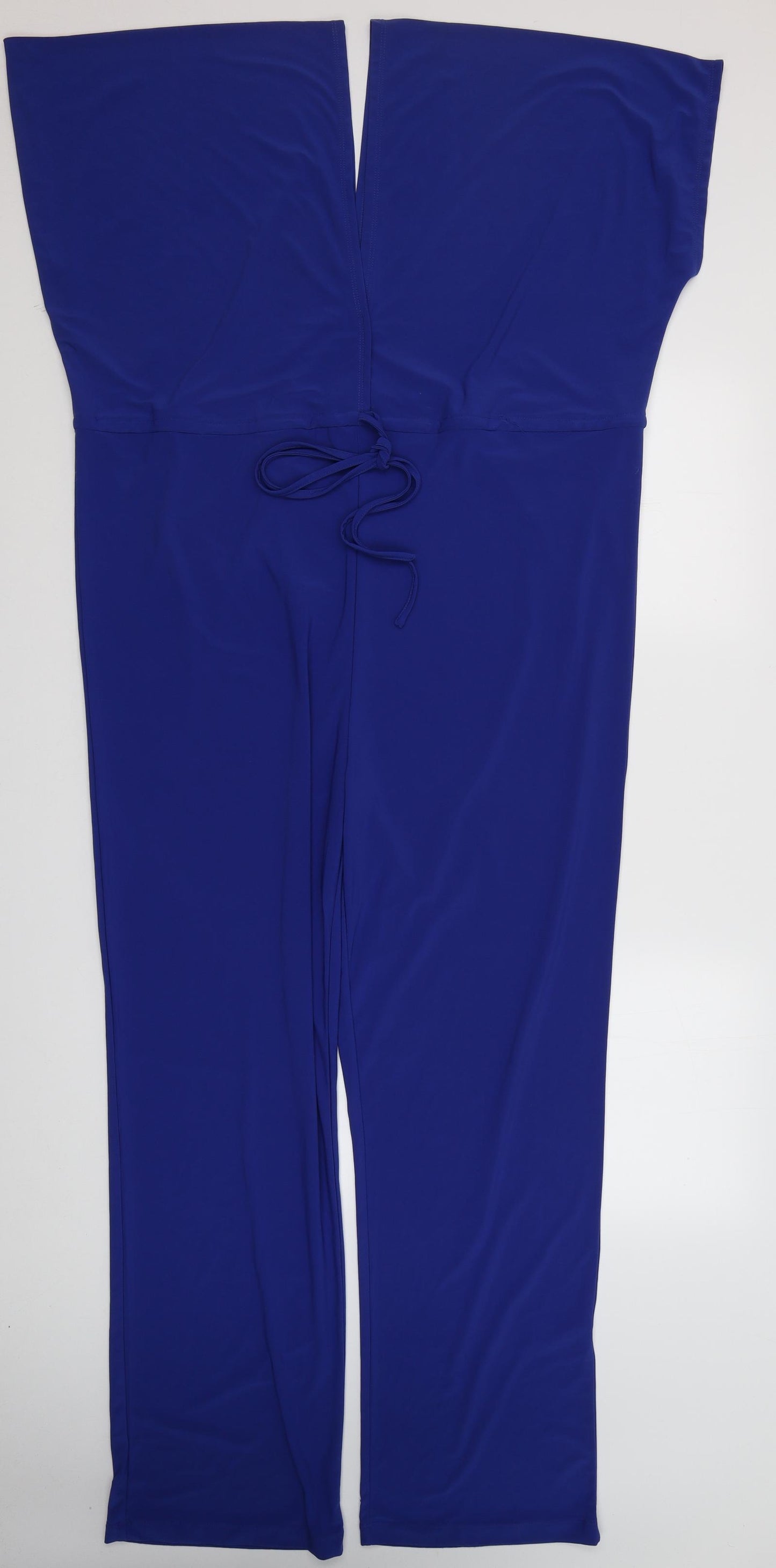 Koh Koh Womens Blue  Polyester Jumpsuit One-Piece Size L L30 in Pullover