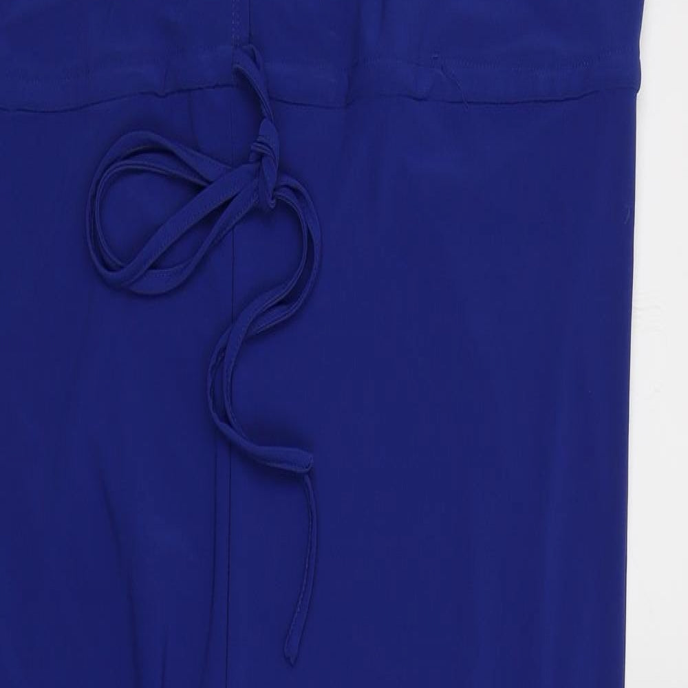 Koh Koh Womens Blue  Polyester Jumpsuit One-Piece Size L L30 in Pullover