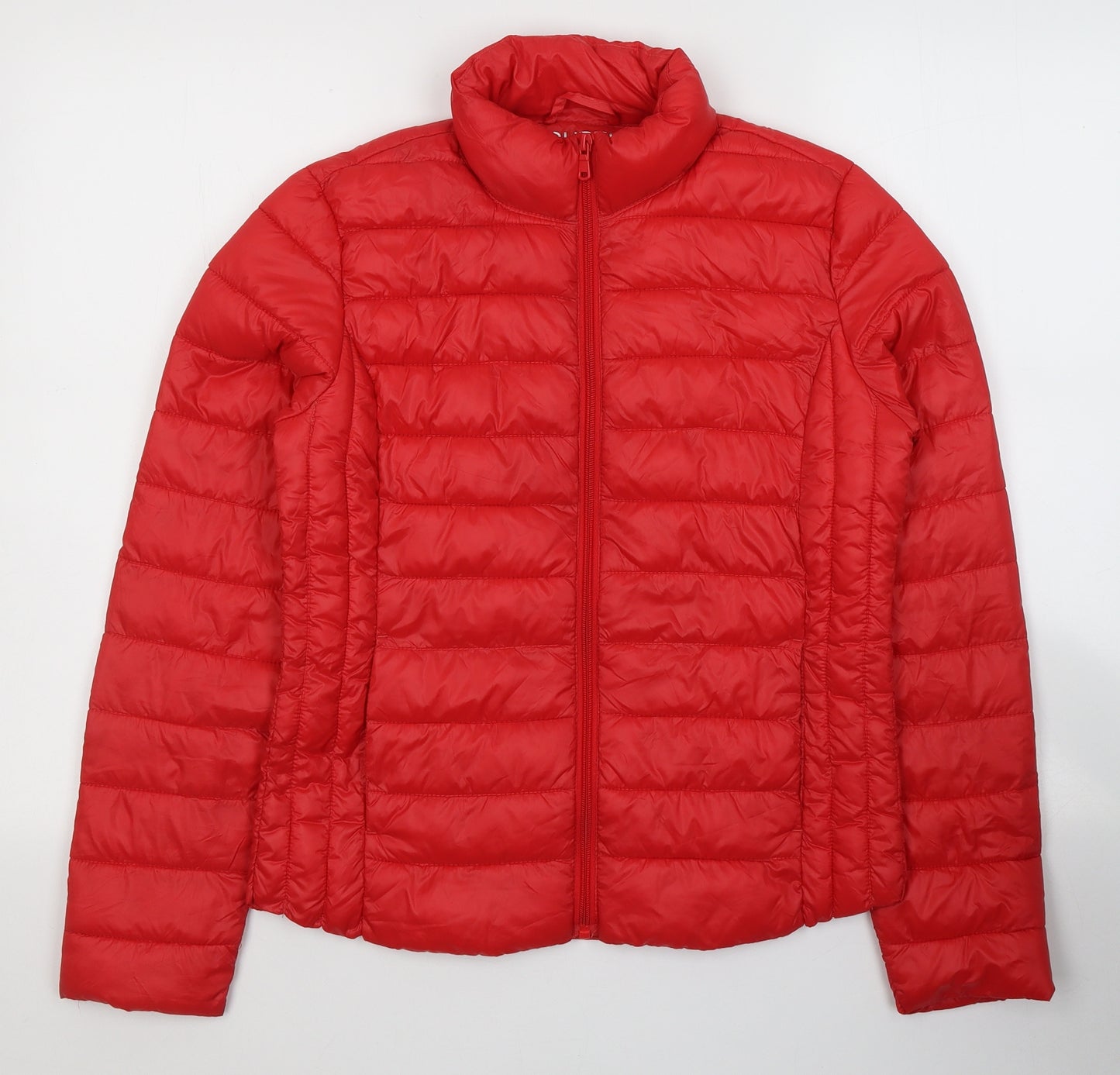 Primark Womens Red   Puffer Jacket Jacket Size 6  Zip