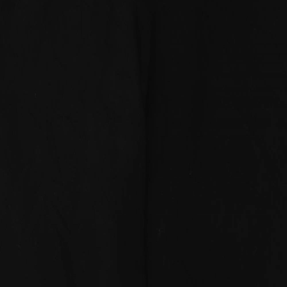 New Look Womens Black  Polyester Trousers  Size 14 L32 in Regular Button