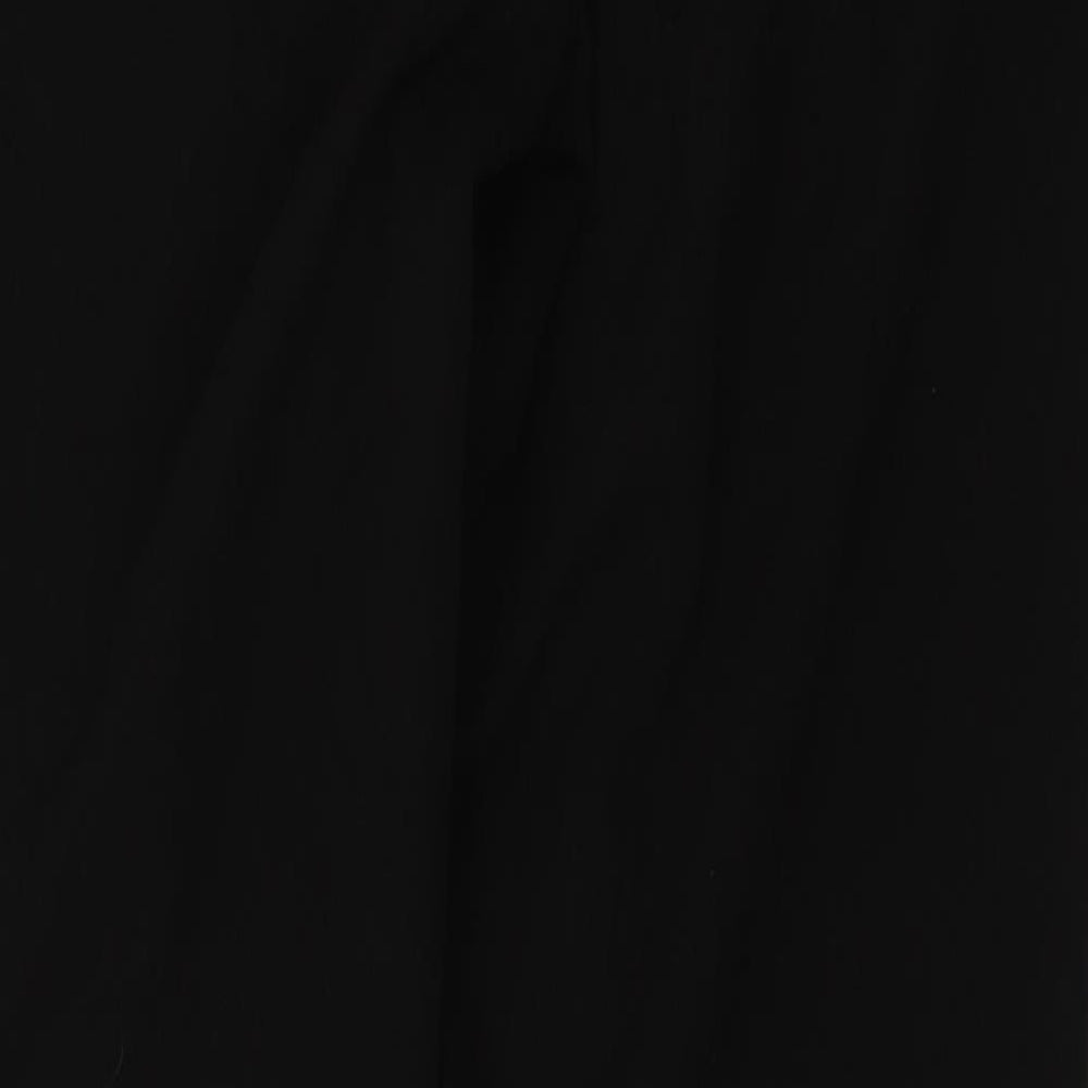 New Look Womens Black  Polyester Trousers  Size 14 L32 in Regular Button