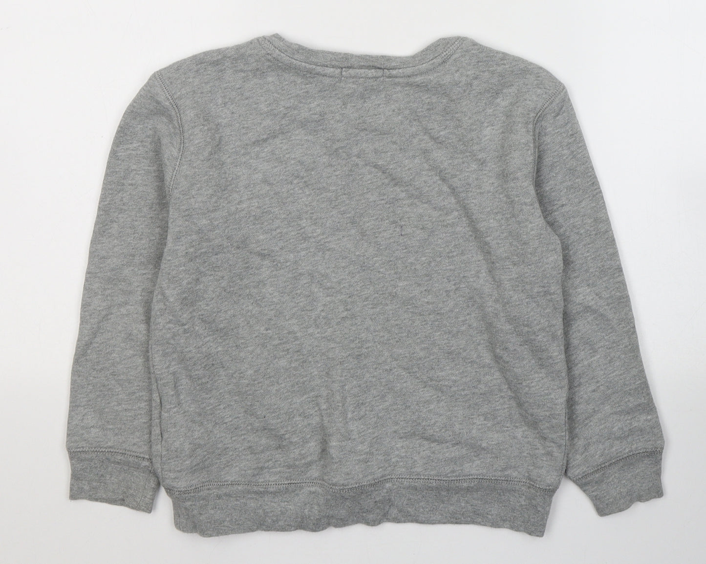 Polo Ralph Lauren Boys Grey  Cotton Pullover Sweatshirt Size 6 Years  Pullover