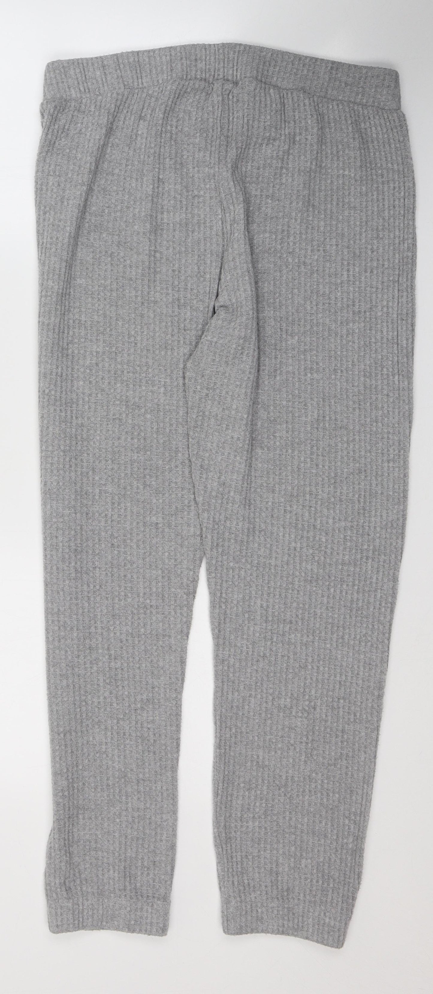 Pep&Co Womens Grey  Polyester Sweatpants Trousers Size 12 L27 in Regular Pullover
