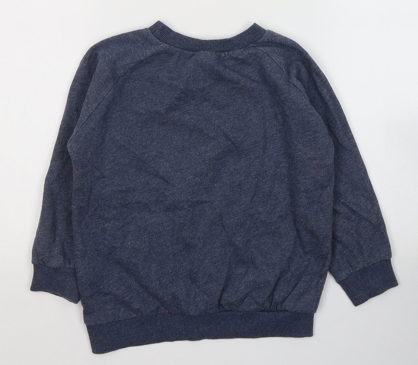 Harry Potter Girls Blue  Cotton Pullover Sweatshirt Size 4-5 Years  Pullover - Hogwarts