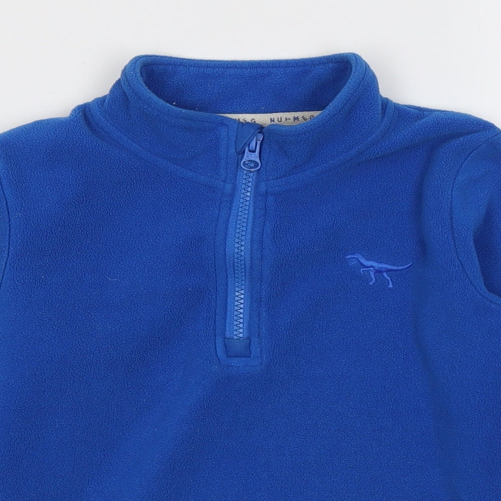 Nutmeg Boys Blue  Polyester Pullover Sweatshirt Size 5-6 Years  Pullover - Dinosaur