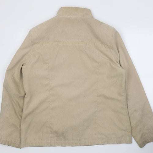 EWM Womens Beige   Jacket Coat Size 16  Zip