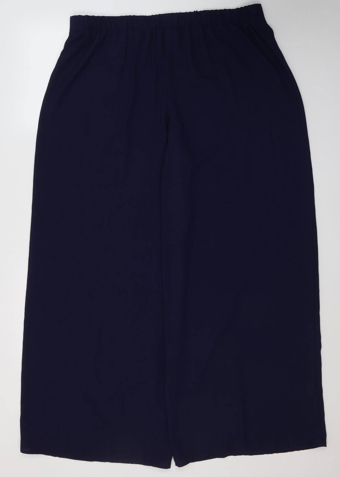 George Womens Blue  Polyester Trousers  Size 18 L29.5 in Regular