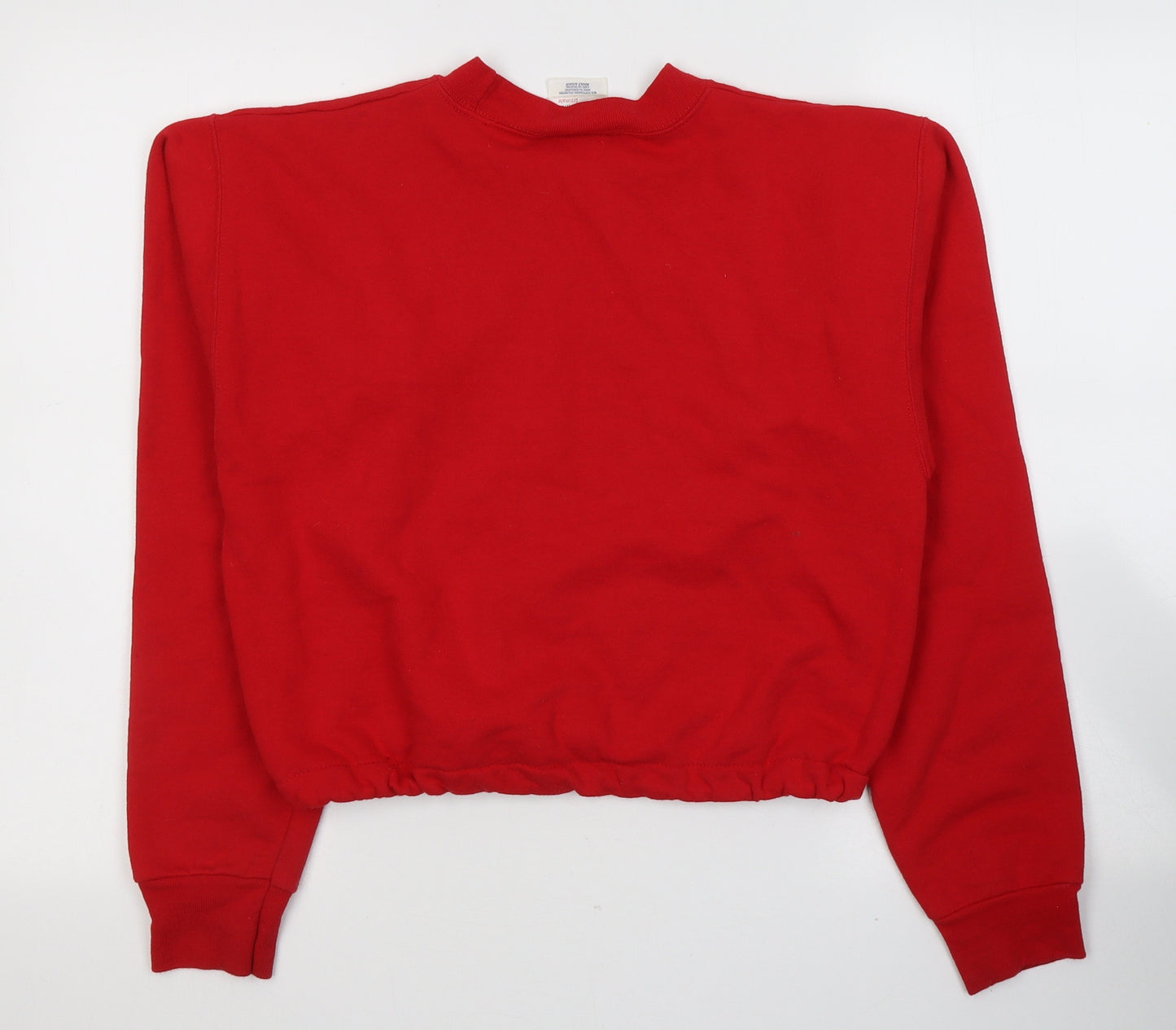Port and company Womens Red  Cotton Pullover Sweatshirt Size S  Pullover