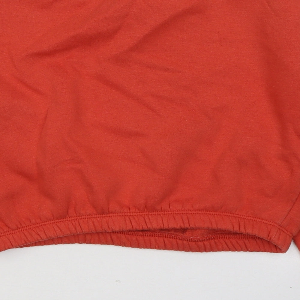 New Look Girls Orange  Cotton  Sweatshirt Size 10-11 Years  Pullover - California
