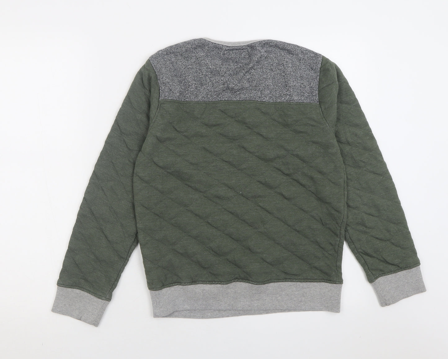NEXT Boys Green  Cotton Pullover Sweatshirt Size 12 Years  Pullover