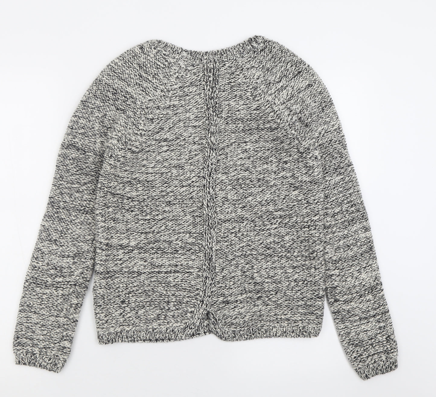 Autograph Womens Beige Crew Neck  Cotton Pullover Jumper Size 8