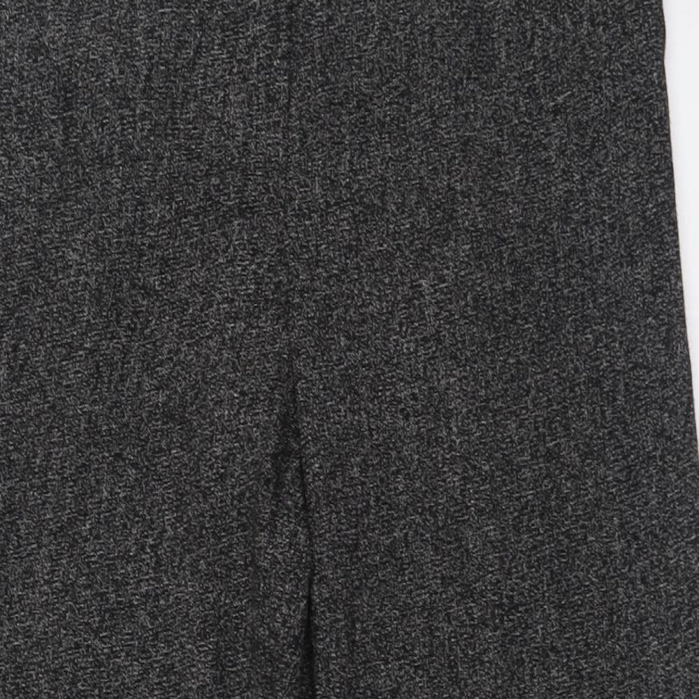 Alex & Co Womens Black  Polyester Trousers  Size 12 L29 in Regular Button