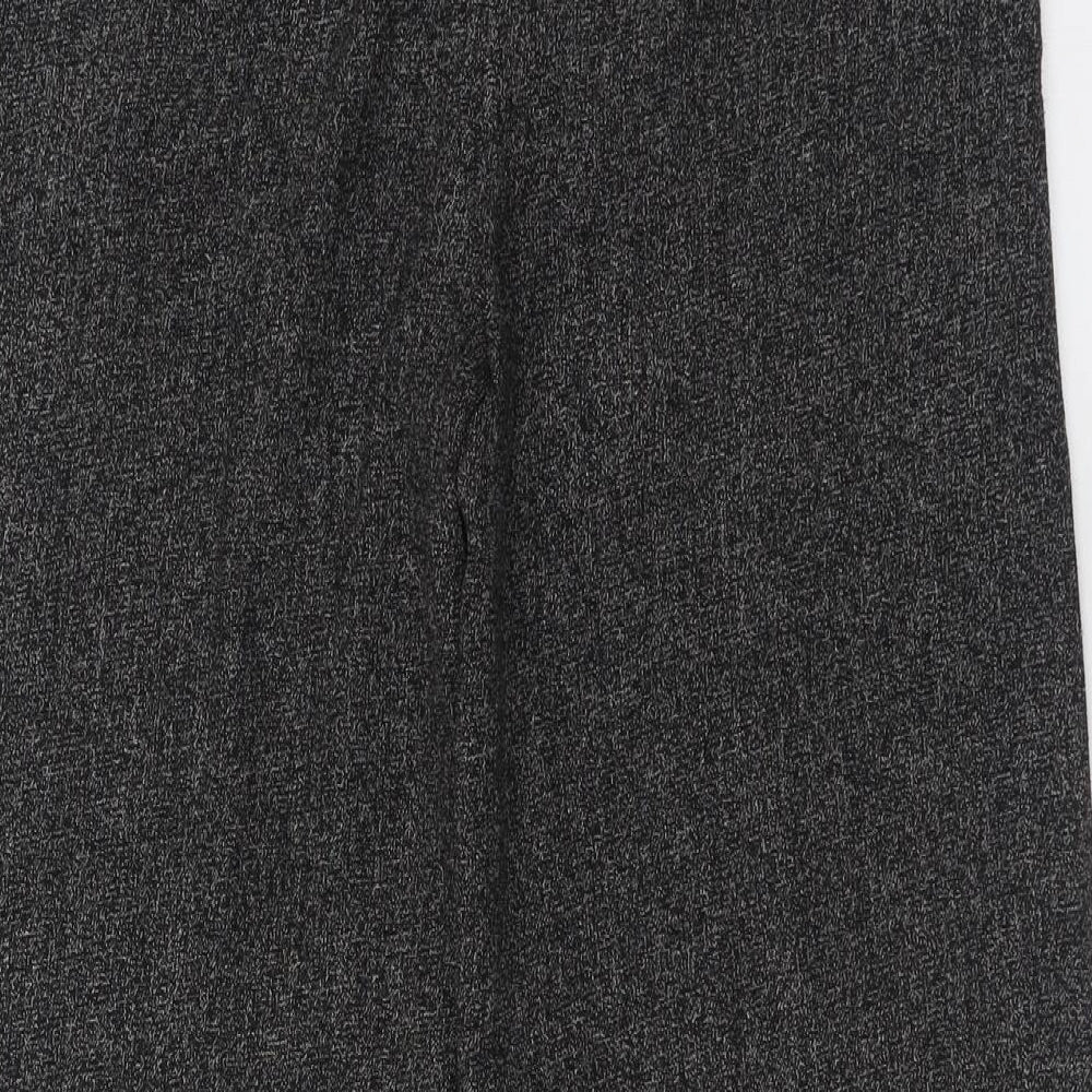 Alex & Co Womens Black  Polyester Trousers  Size 12 L29 in Regular Button