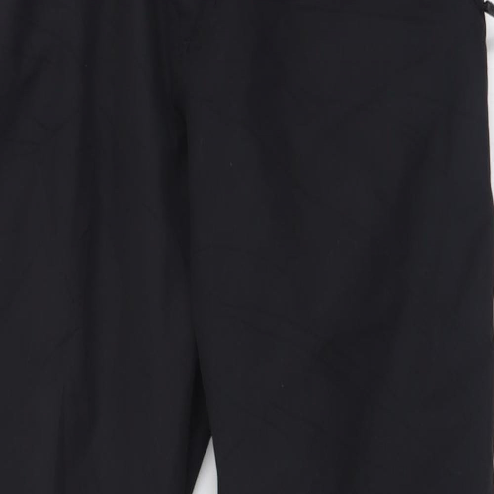 The North Face Mens Black  Nylon Track Pants Trousers Size S L30 in Regular Button