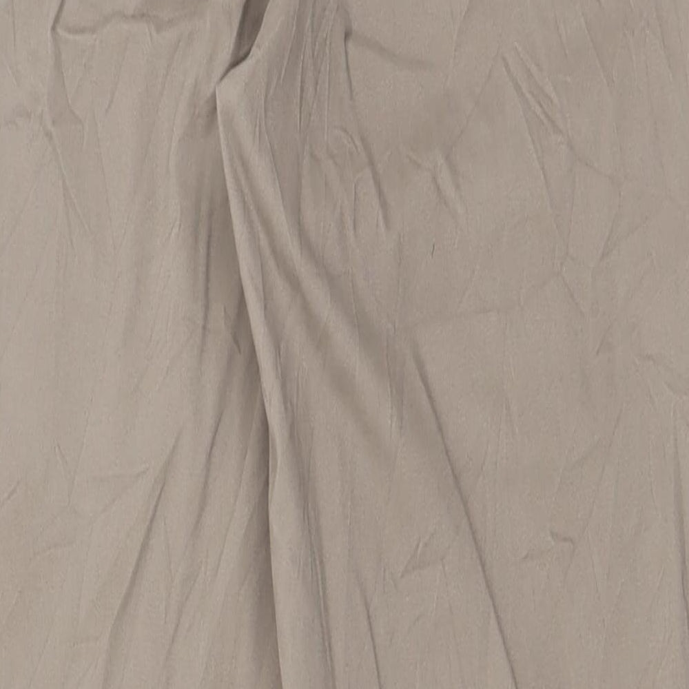 Buffalo Womens Beige  Cotton Trousers  Size 12 L30 in Regular Button