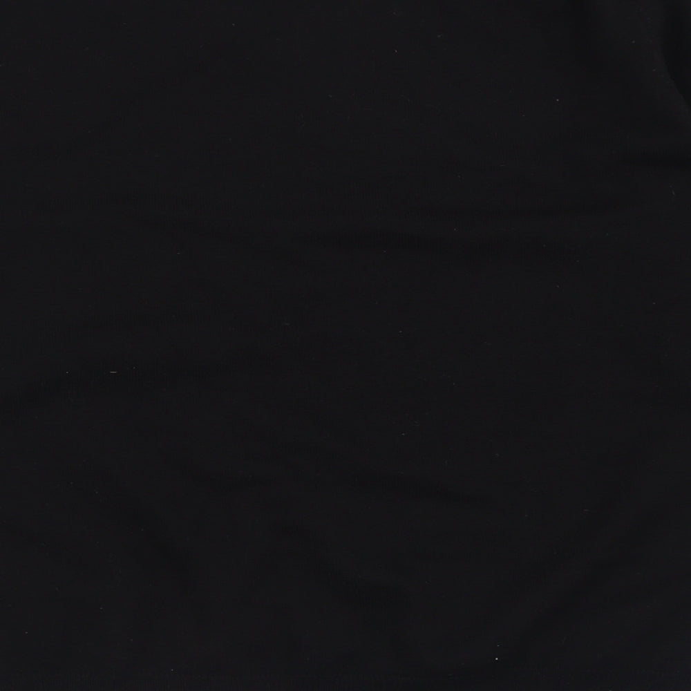 Marks and Spencer Mens Black V-Neck  Acrylic Pullover Jumper Size L