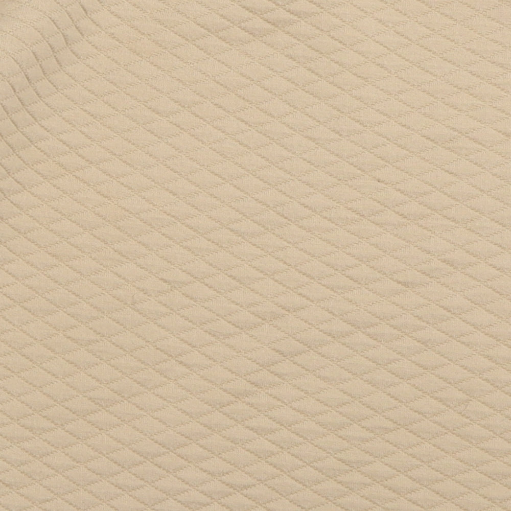 River Island Womens Beige Crew Neck  Polyester Pullover Jumper Size S