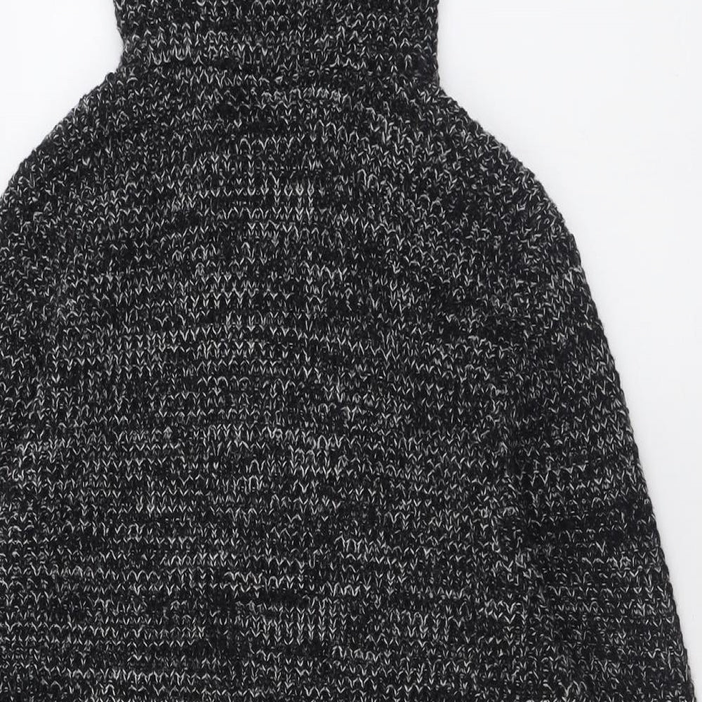 NEXT Mens Black  Acrylic Full Zip Hoodie Size M