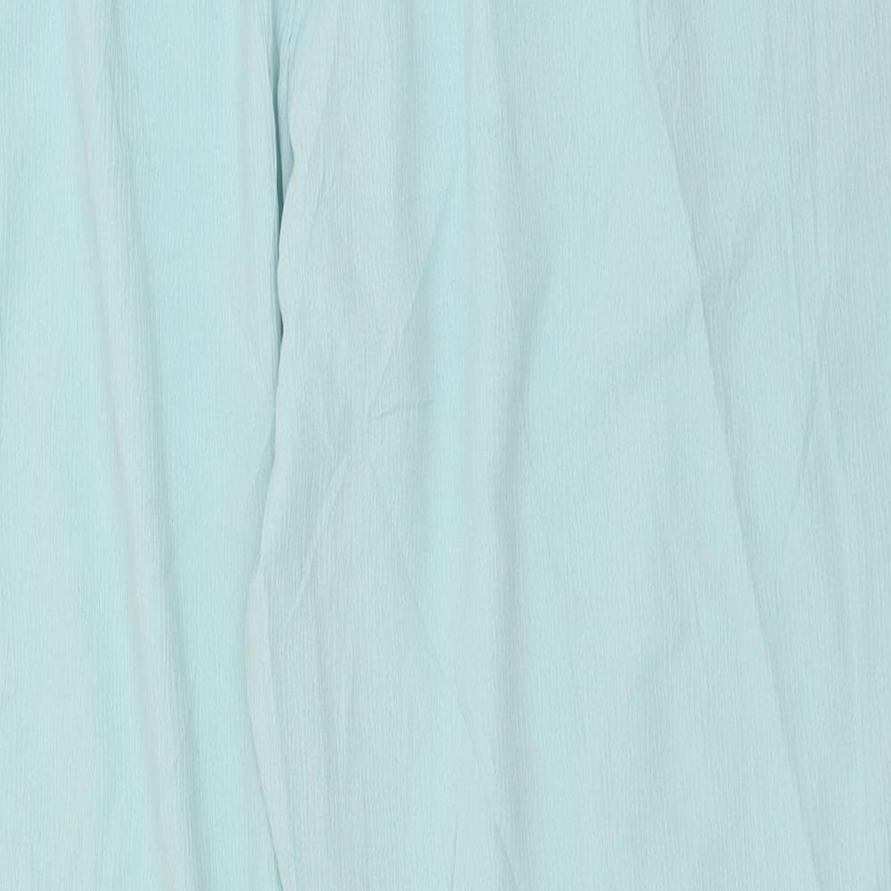 Damart Womens Blue  Polyester Trousers  Size 26 L27 in Regular Tie