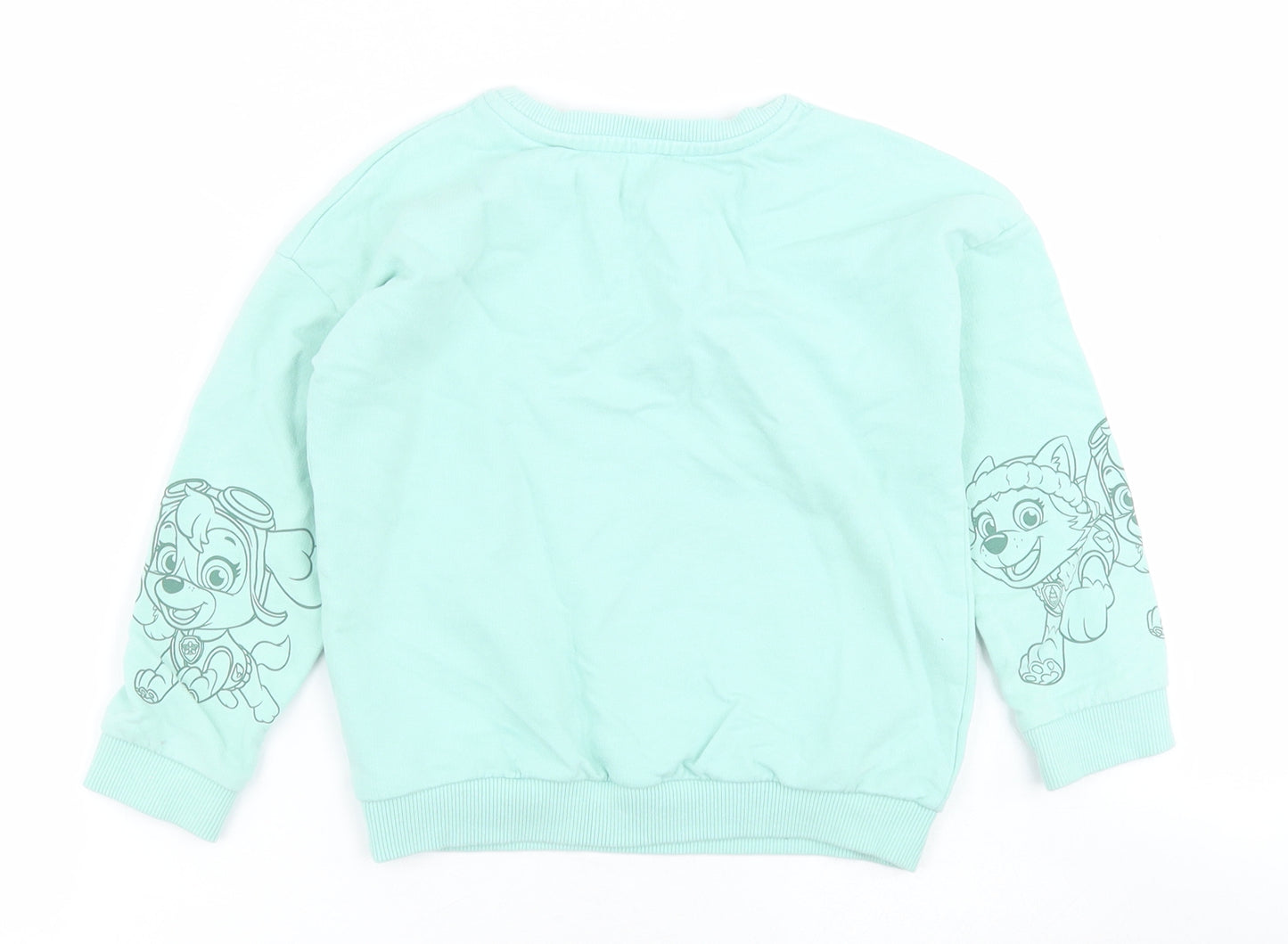 George Girls Blue  Cotton Pullover Sweatshirt Size 3-4 Years  Pullover - Paw Patrol