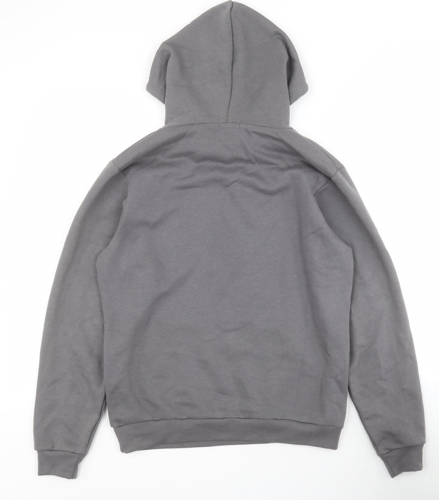 PRETTYLITTLETHING Womens Grey  Cotton Pullover Hoodie Size 6  Pullover