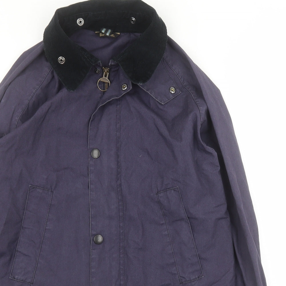 Barbour Womens Blue   Rain Coat Coat Size L  Zip